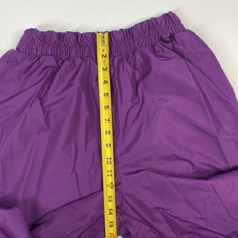 Vintage Columbia Purple Nylon Women's Ski Snow Pants Size XL